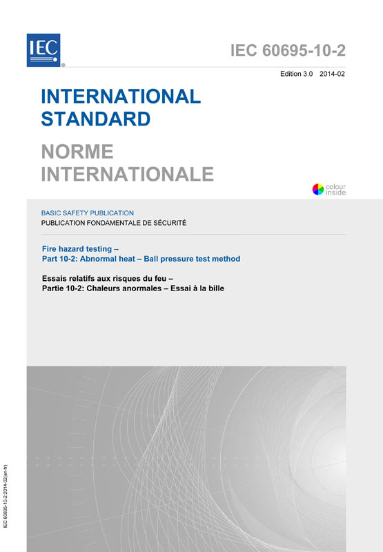 Cover IEC 60695-10-2:2014